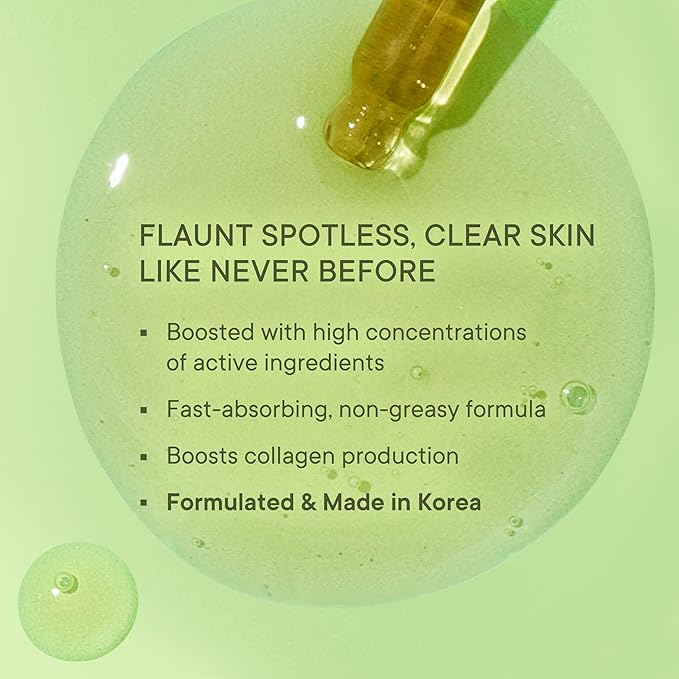 Quench Dark Spot Correcting Serum with Cica Herb Repair & Hyaluronic Acid | Concentrated Ampoule to Reduce Dark Spots