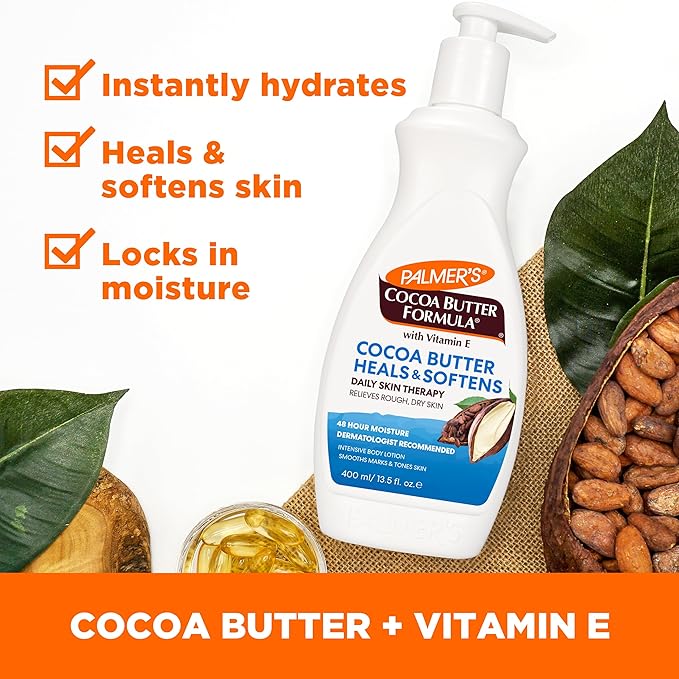 Palmer's Cocoa Butter Body Lotion for Moisturizing Rough & Dry Skin - 400ml