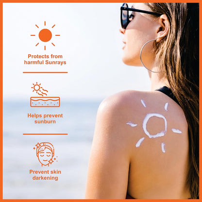 N Plus Professional Sun Screen Lotion SPF 30, UVA & UVB Protection, Sunblock with Moisturising 100 mL