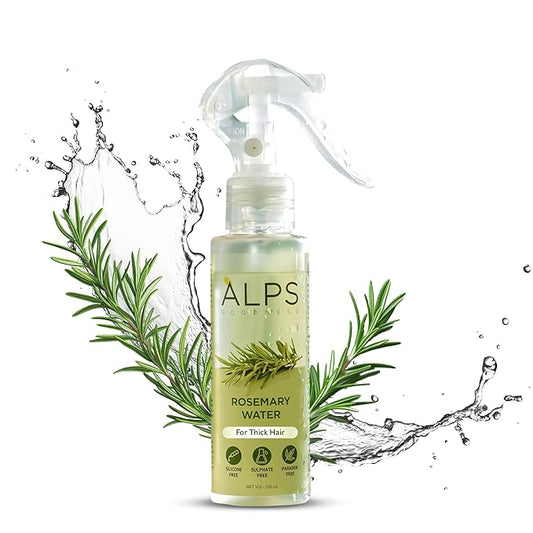 Alps Goodness Rosemary Water Spray For Hair Growth (100 ml) | Hair Spray for Regrowth | Rosemary Hair Mist | Adds Shine | Helps Reduce Hairfall