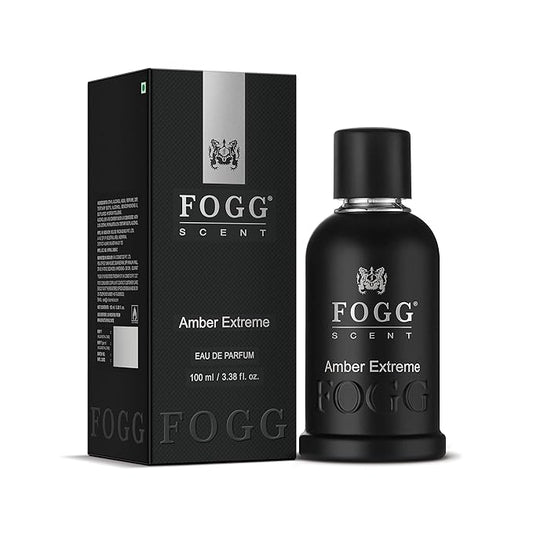 Fogg Scent Amber Extreme Perfume for Men, Long-Lasting, Fresh & Powerful Fragrance, Eau de Parfum, 100 ml