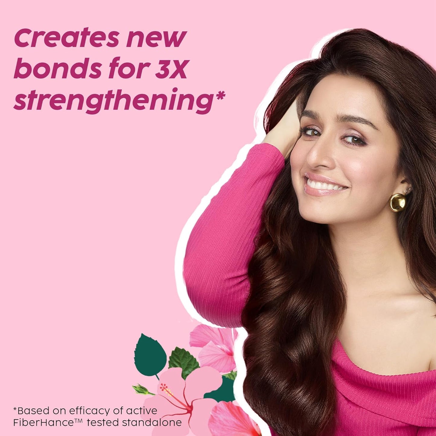 PLIX - THE PLANT FIX Hibiscus Bond Repair 10-in-1 Hair Serum | FiberHance™ | Repairs Damage Hair | Strengthens Keratin Structure | Provides 3X strengthening | 50ml