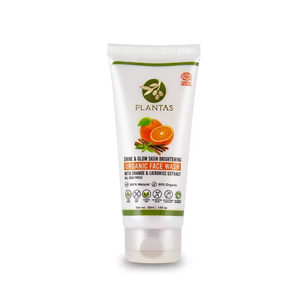 Plantas Organic Face Wash - Skin Brightening 50ml
