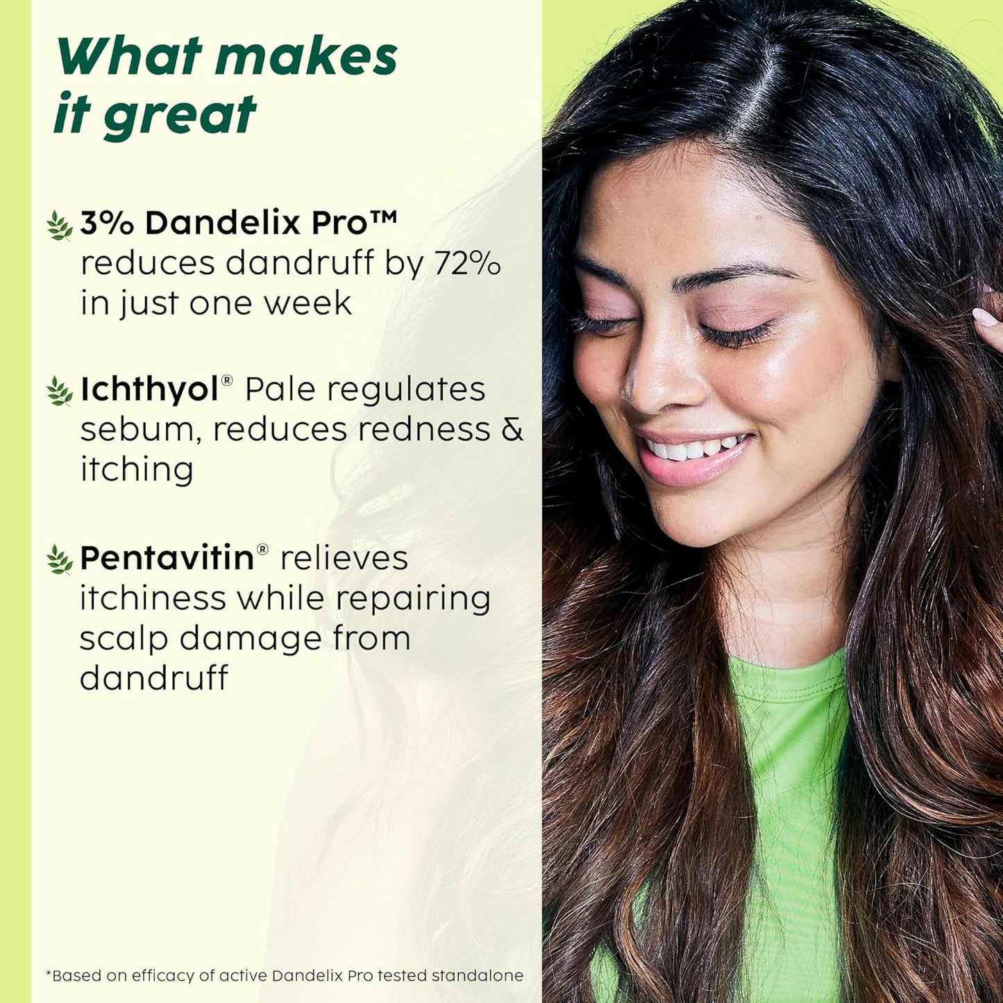 PLIX - THE PLANT FIX Neem Anti-Dandruff Advanced Serum | 3% Dandelix Pro™ & Ichthyol® Pale| Quick absorbing, Non-greasy & Lightweight | 50ml