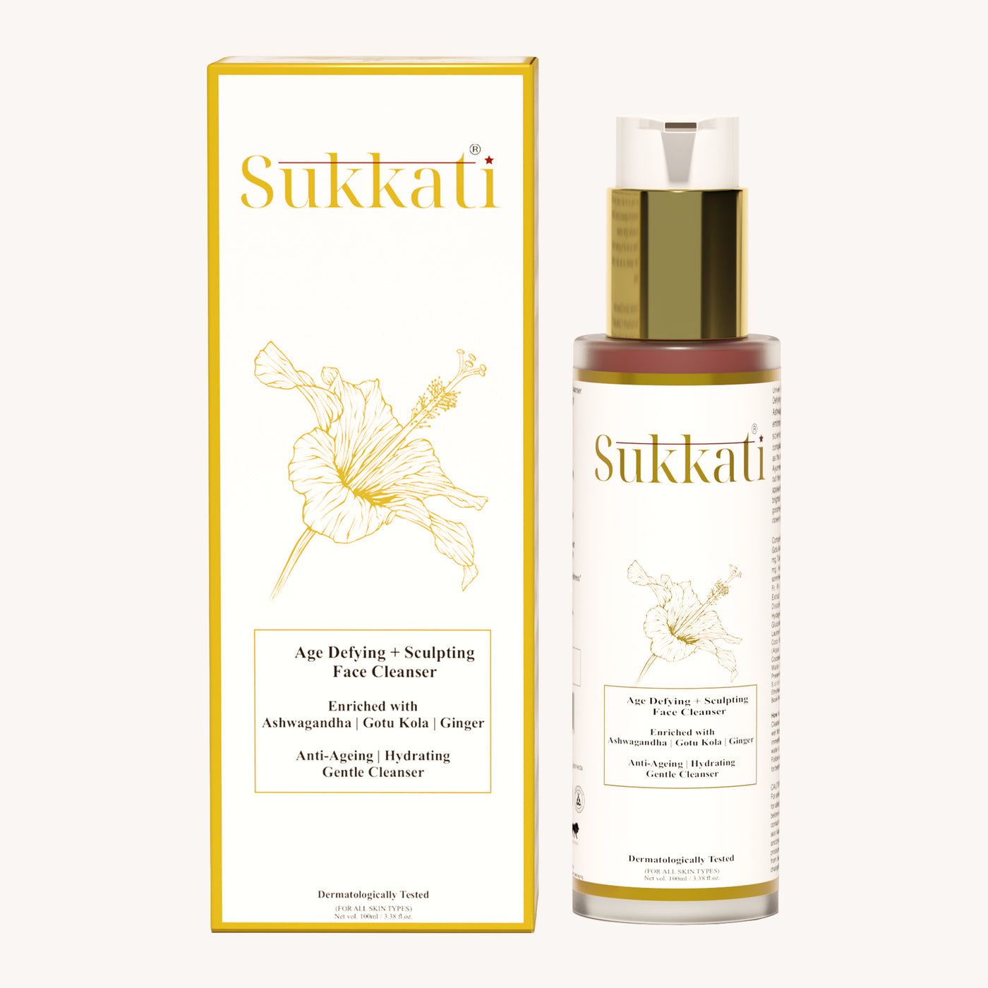 Sukkati Age Defying + Sculpting Face Cleanser 100ml