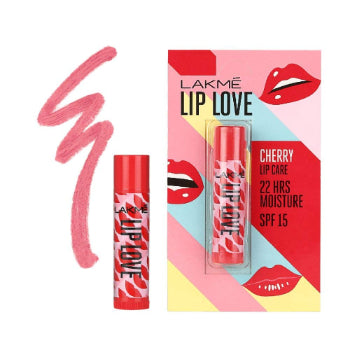 Lakme Lip Love Chapstick SPF 15 - Cherry (4.5gm)