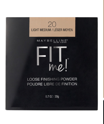 Maybelline New York Fit me Loose Finishing Powder - 20 Light Medium (20gm)