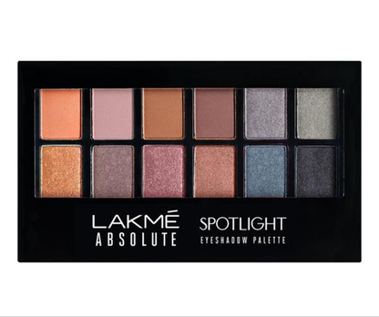 Lakme Absolute Spotlight Eye Shadow Palette - Smokin Glam (12gm)