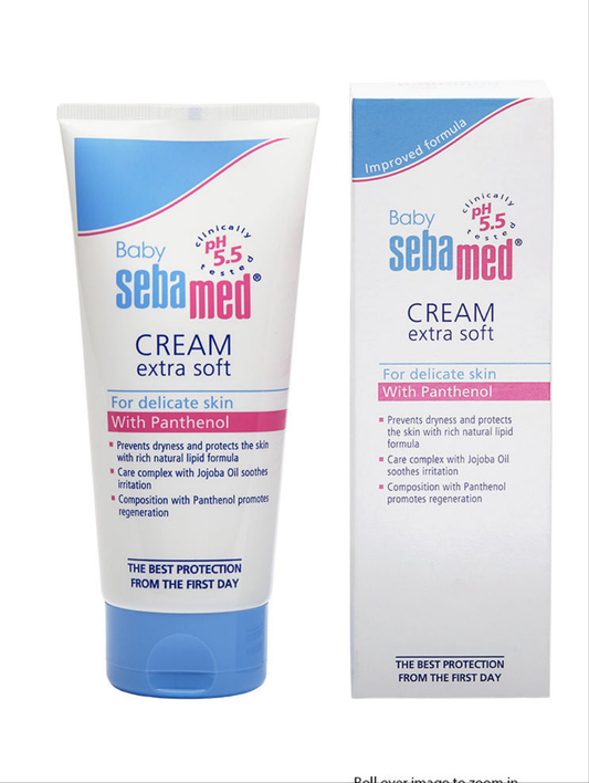 Sebamed Baby Cream Extra Soft (PH5.5) For delicate skin with Panthenol (200ml)