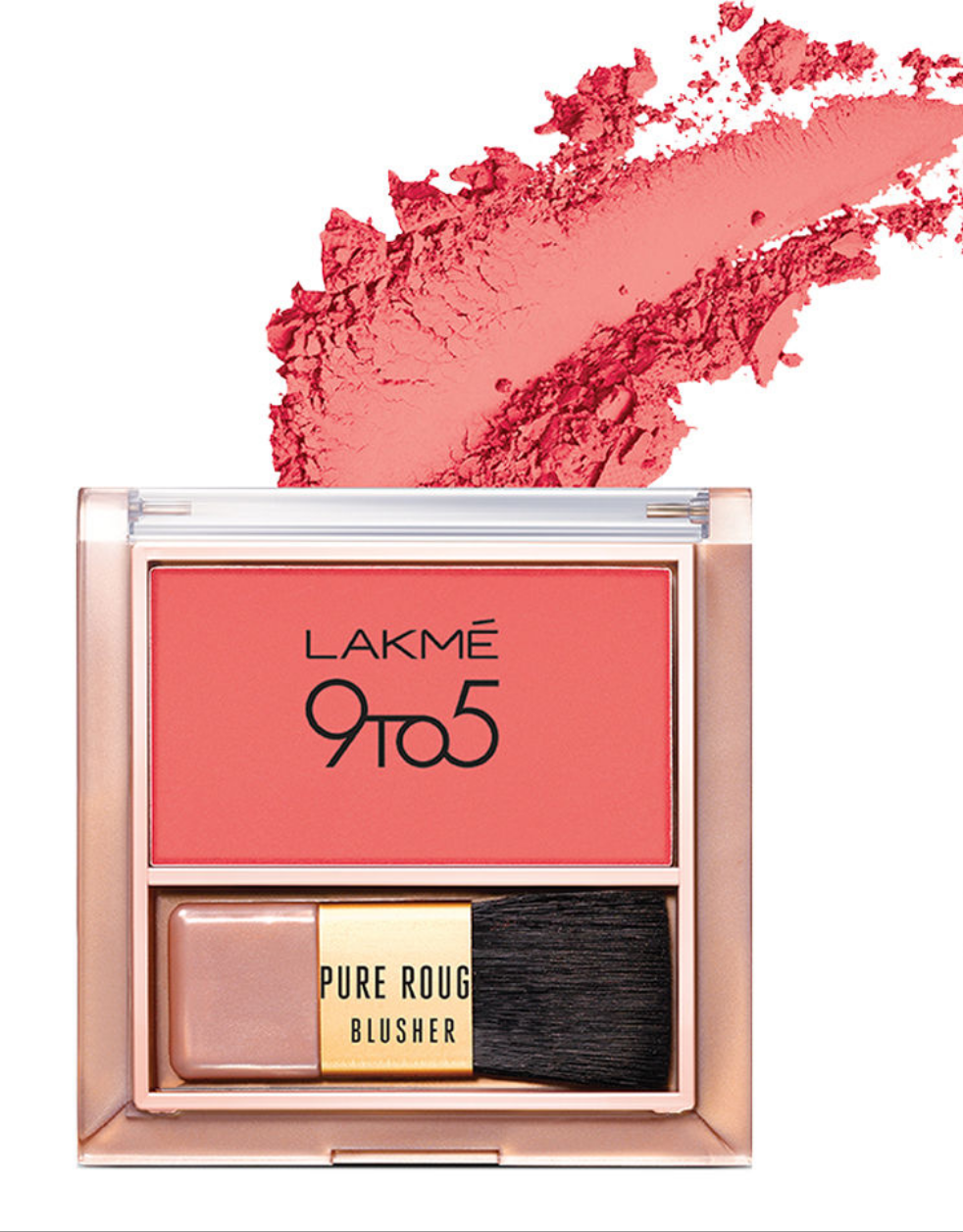 Lakme 9 To 5 Pure Rouge Blusher - Coral Punch (6gm)