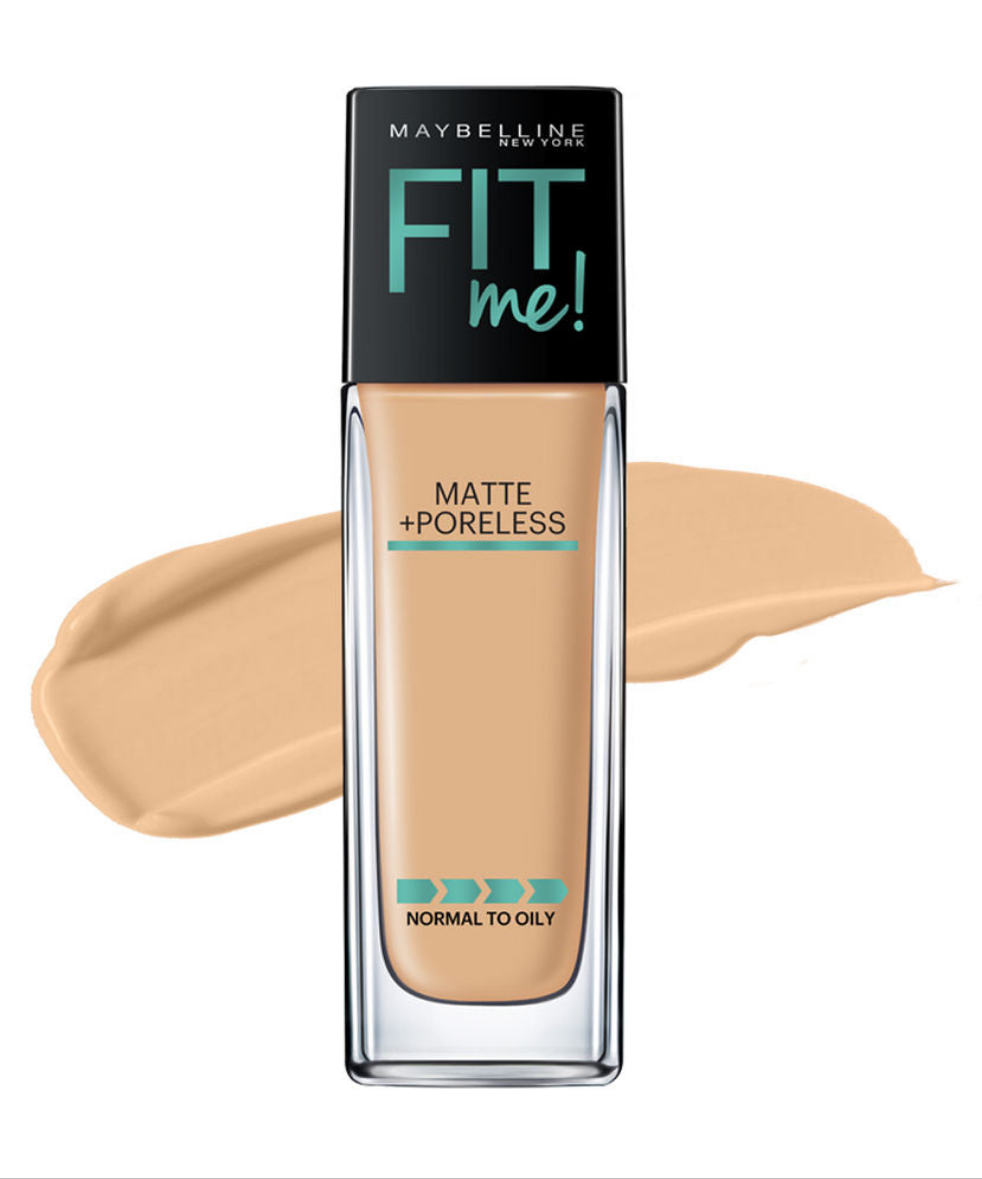 Maybelline New York Fit Me Matte+Poreless Liquid Foundation With Pump - 228 Soft Tan (30ml)