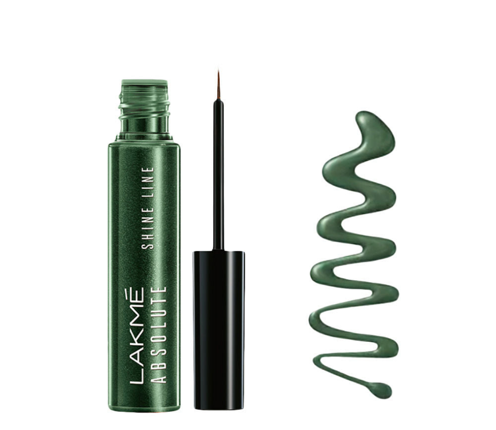 Lakme Absolute Shine Line Eye Liner - Sparkling Olive (4.5ml)