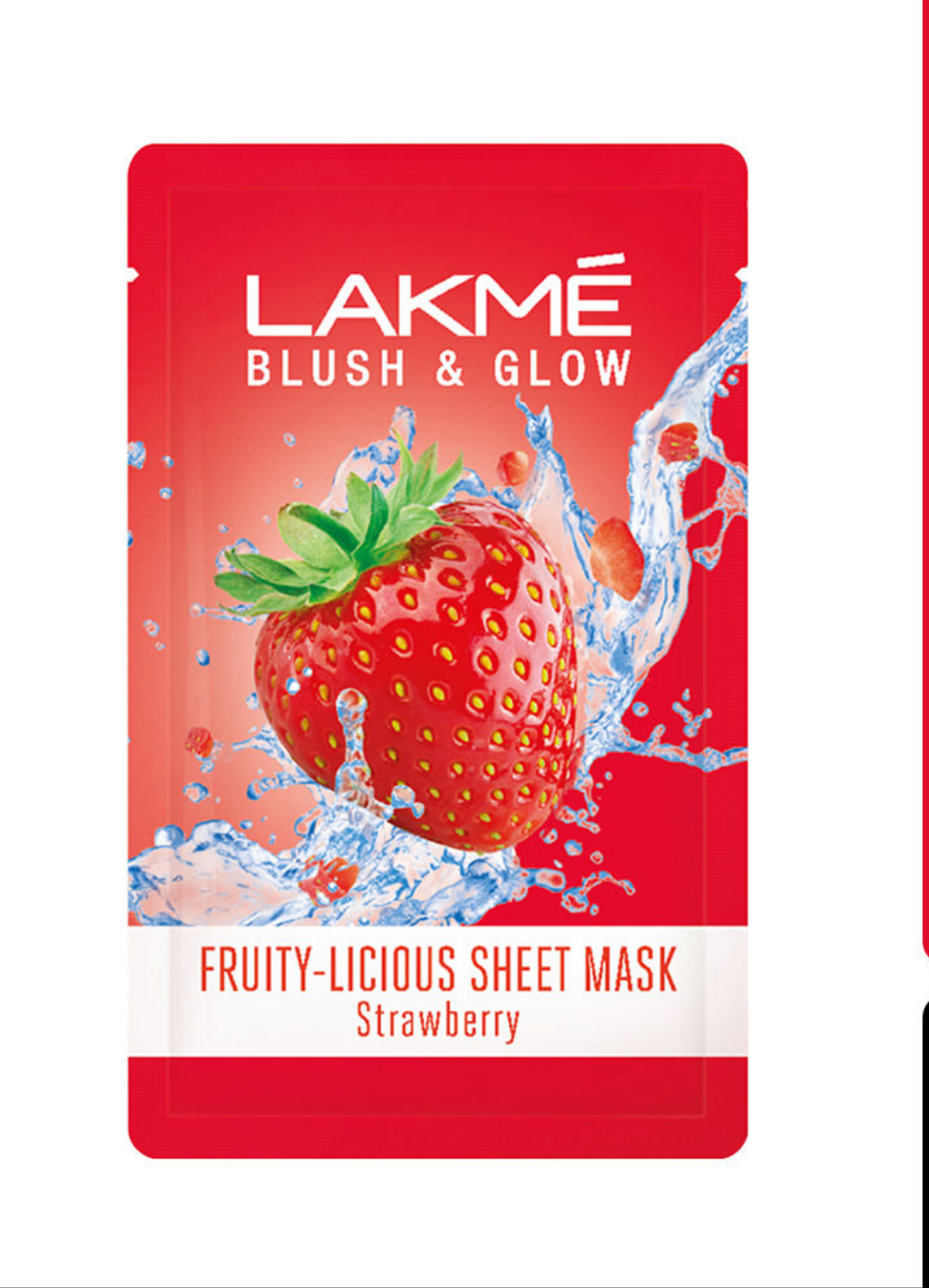 Lakme Blush & Glow Sheet Mask - Strawberry (20ml)