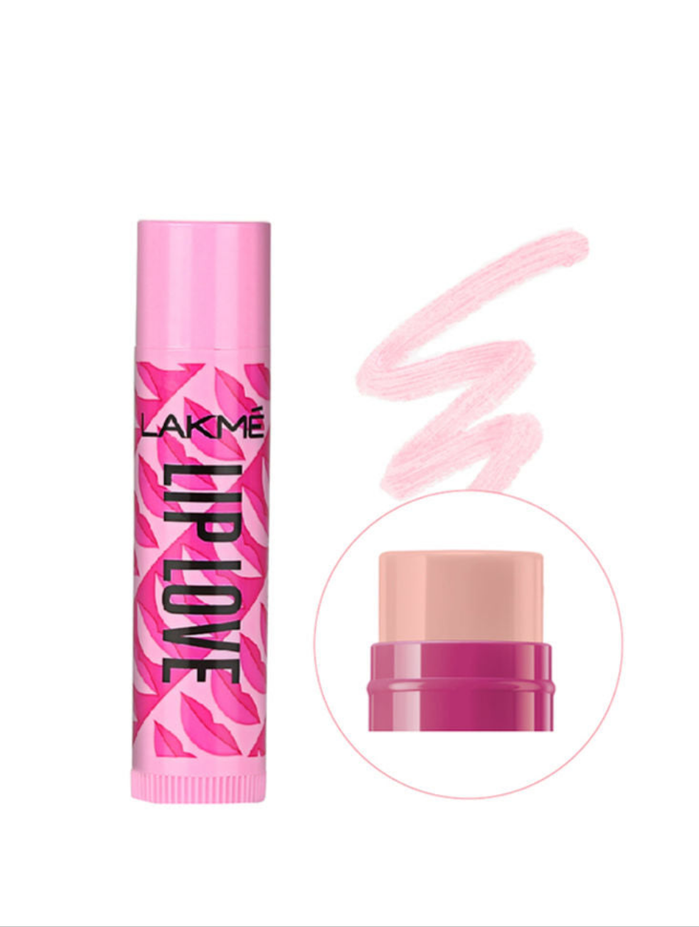 Lakme Lip Love Lip Care SPF 15 - Insta Pink (4.5gm)