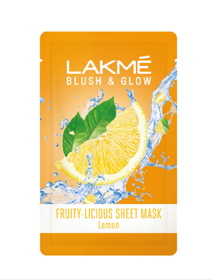 Lakme Blush & Glow Sheet Mask - Lemon (20ml)