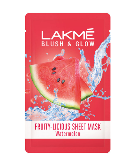 Lakme Blush & Glow Sheet Mask - Watermelon (20ml)