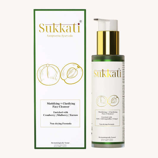 Sukkati's Mattifying + Clarifying Face Cleanser 100ml