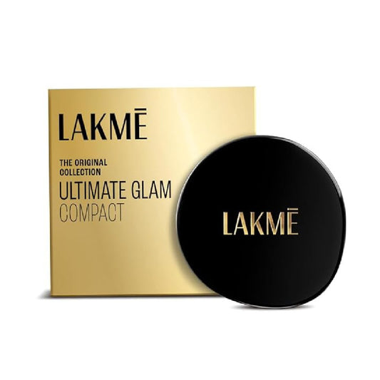 Lakme Ultimate Glam Compact Skin Lightening Compact Powder with Vitamin B3, 8 g Ivory Fair 01