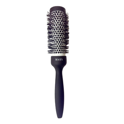ROOTS Professional Barrel Hair Brush for Blow Drying, Curling & Straightening | With Ceramic Barrel and Natural Boar Bristle |For Healthy & Stylish Hair | Model No - PEC34