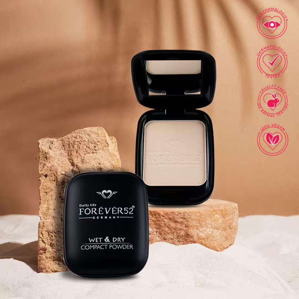 Daily Life Forever52 Wet N Dry Compact Powder WD002 Warm Ivory 12gm