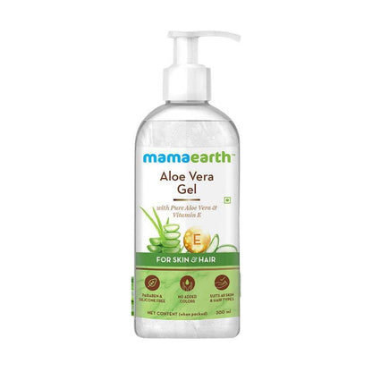 Mamaearth Aloe Vera Gel With Vitamin E For Skin and Hair (300ml)