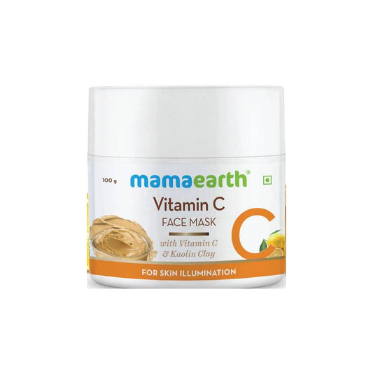 Mamaearth Vitamin C Face Mask with Kaolin Clay for Skin Illumination (100gm)