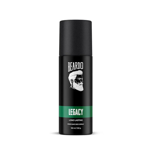 Beardo Legacy Deo Body Spray 150ml | Spicy, Aromatic Fragrance | Long Lasting Freshness 150ml