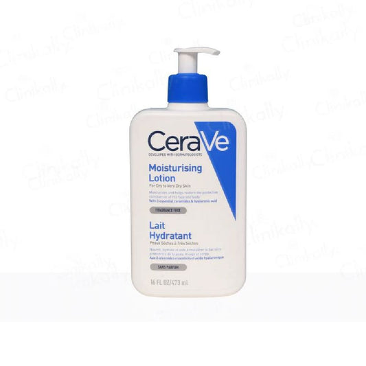 CeraVe Moisturizing Lotion For Dry Skin Hyaluronic Acid, Non-Comedogenic, Oil Free And Fragrance-Free Body Lotion(236ml)
