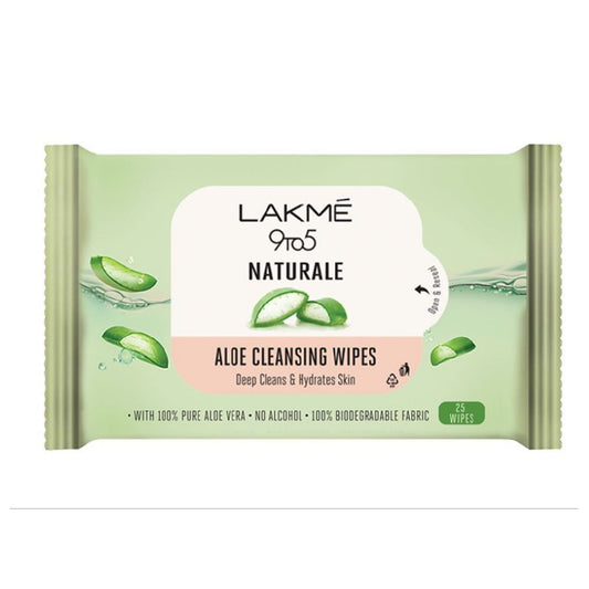 LAKMÉ 9To5 Natural Aloe Cleansing Wipes, 141 G