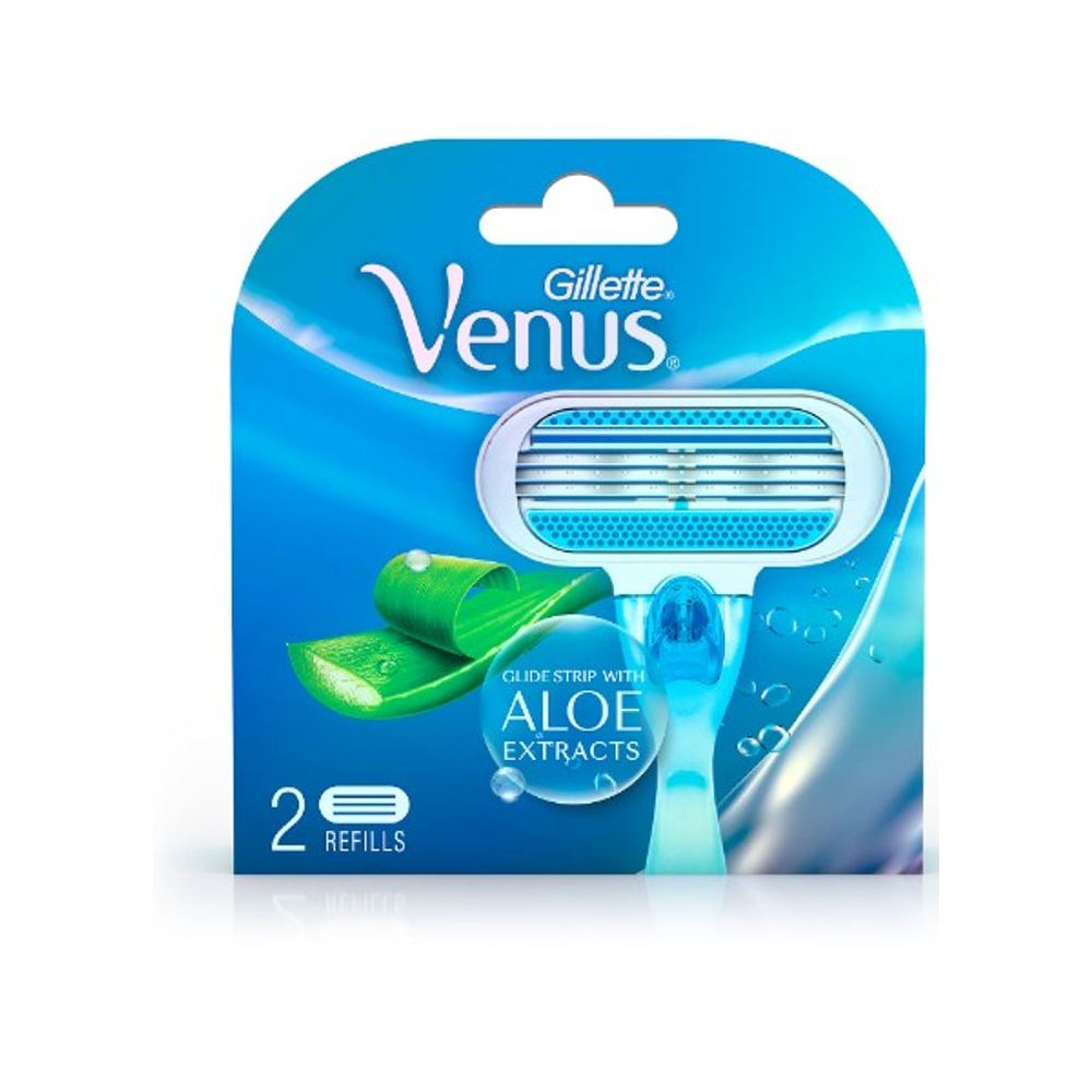 Gillette Venus Glide Strip With Aloe Extracts 2 Refills