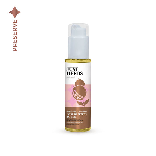 JUST HERBS Pore Refining Toner with Pomegranate and Mandarin