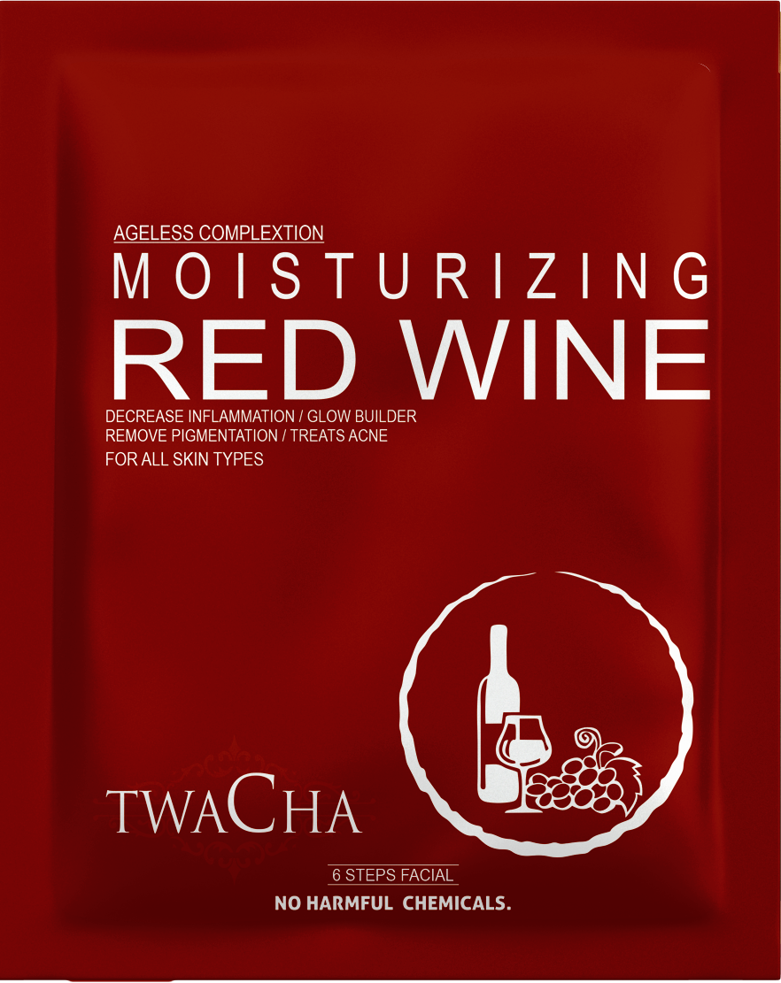 TWACHA Moisturizing Red Wine Facial Kit | Red Grape Extracts that Provides Instant Glow,Remove Dark Spots,Improve Fine Lines & Wrinkles