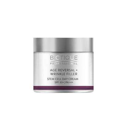 Biotique Professional Age Reversal + Wrinkle Filler Stem Cell Day Cream SPF 30 (50g)