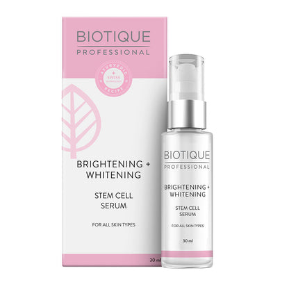 Biotique Professional Brightening + Whitening Stem Cell Serum (30ml)