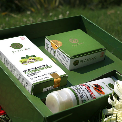 Plantas Organic Gift BOX Age Defence Range 3 Products Combo