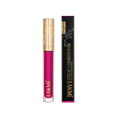 Lakme Rouge Bloom Matte Lip Liquid Fierce Fuchsia 502