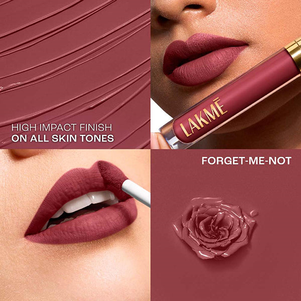 Lakme Rouge Bloom Matte Lip Liquid Forget Me Not 308