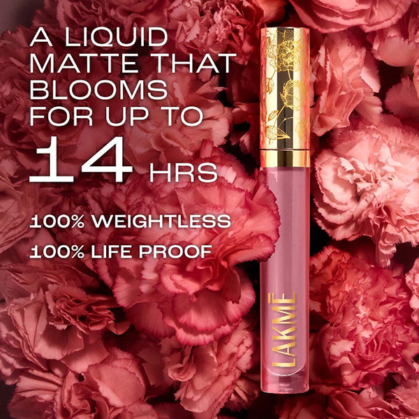 Lakme Rouge Bloom Matte Lip Liquid Iconic Iris 501 3.5 ml