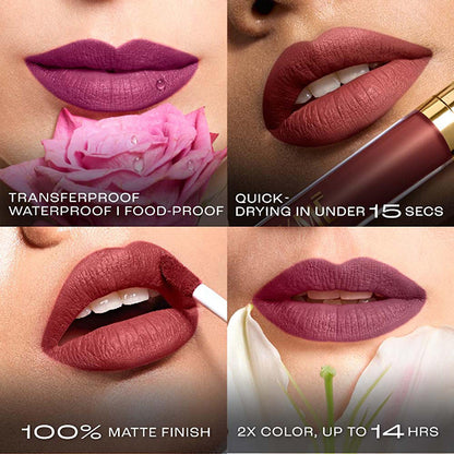 Lakme Rouge Bloom Matte Lip Liquid Tender Tulip 303