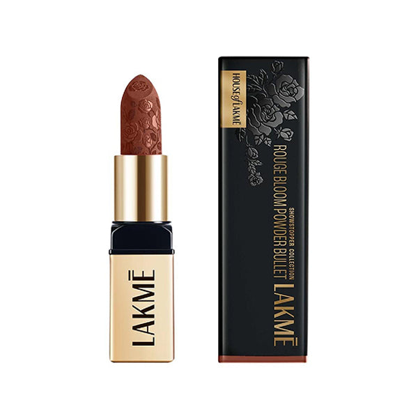 Lakme Rouge Bloom Powder Matte Bullet Cocoa Carnation 204