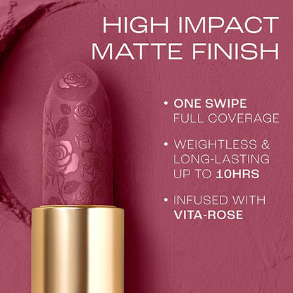 Lakme Rouge Bloom Powder Matte Bullet Pink Tulip 203