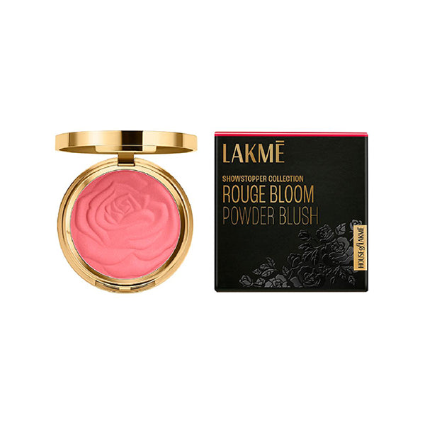 Lakme Showstopper Collection Rouge Bloom Powder Blush Pink Blossom