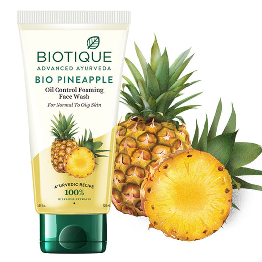Biotique Bio Pineapple Oil Control Foaming Face Wash (150ml)
