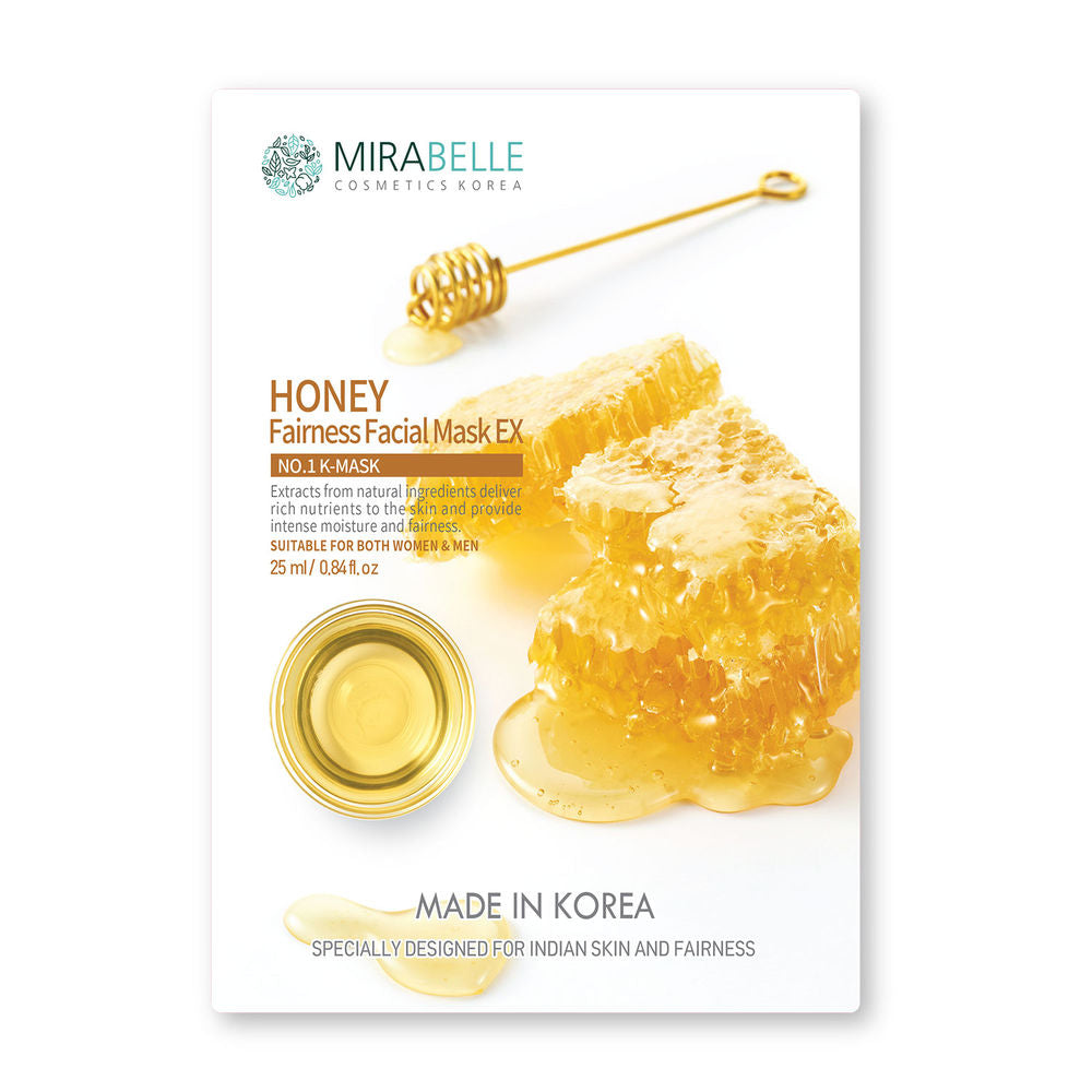 Mirabelle Honey Fariness Facial Sheet Mask EX (25ml)