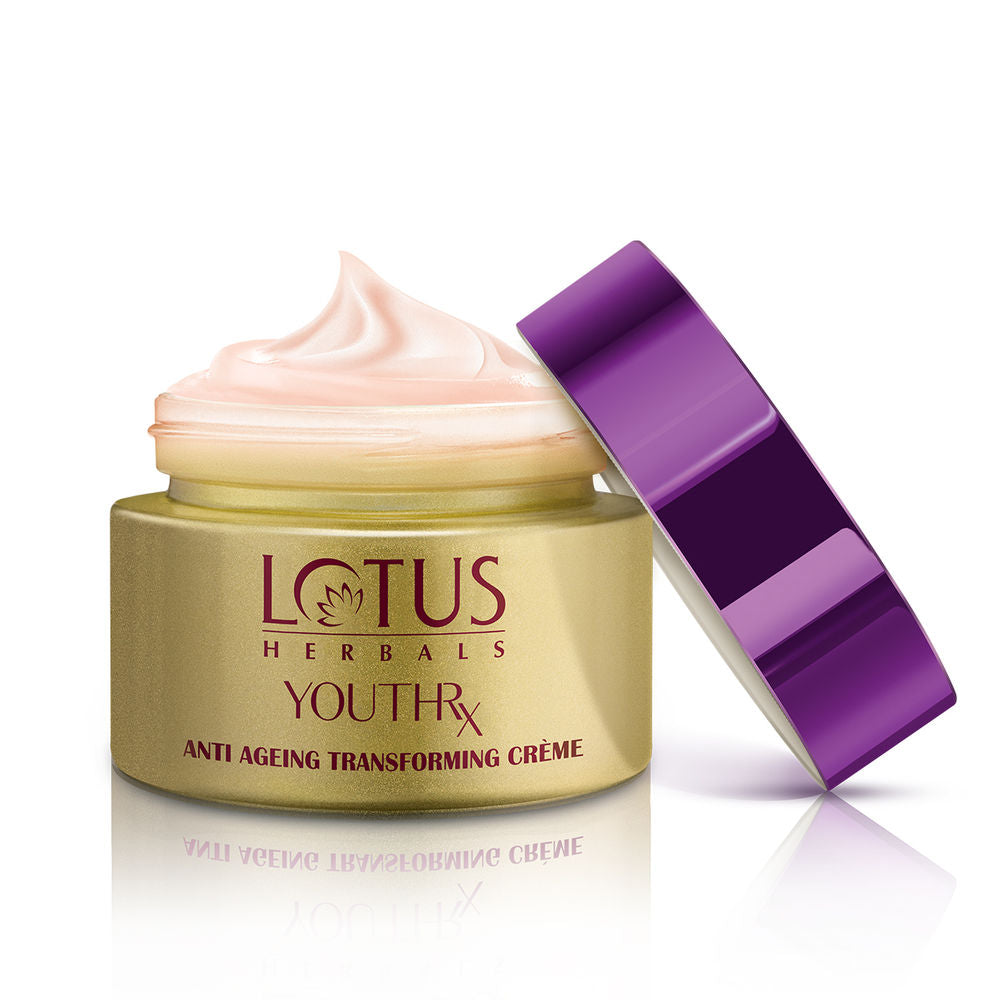 Lotus Herbals YouthRx Anti-Ageing Transforming Creme SPF 25 PA +++ (Preservative Free) (50gm)