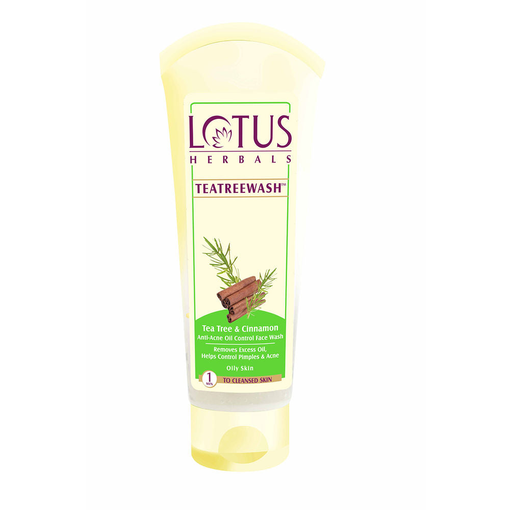 Lotus Herbals Teatree And Cinnamon Wash (120gm)