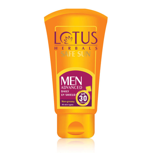 Lotus Herbals Safe Sun Men Advanced Daily UV Shield PA+++ SPF- 30 (100gm)