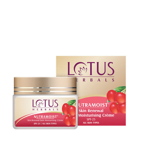 Lotus Herbal Nutramoist Skin Renewal Daily Moisturising Creme Spf-25 (50gm)