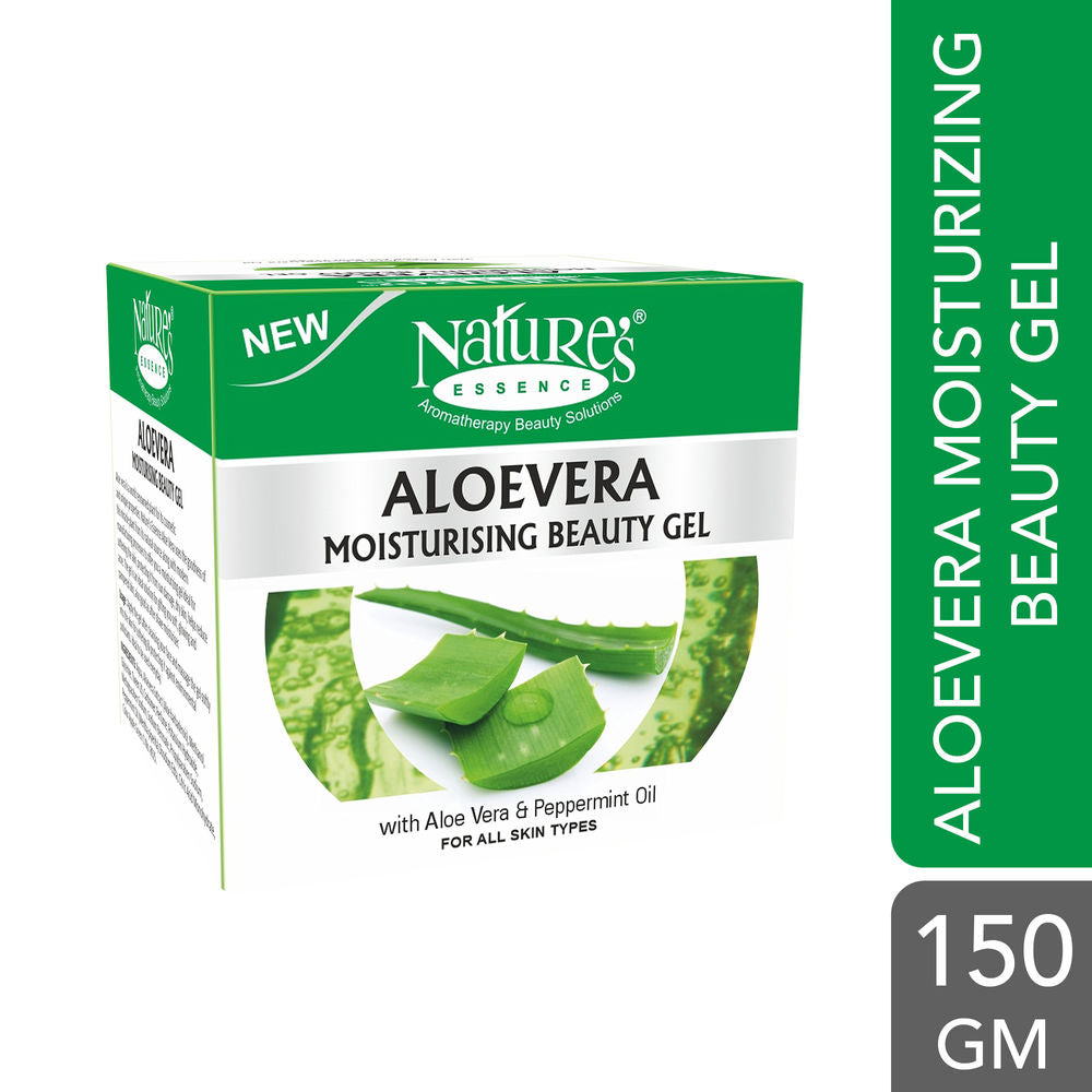 Natures Essence Aloevera & Peppermint Oil Moisturising Beauty Gel (150gm)