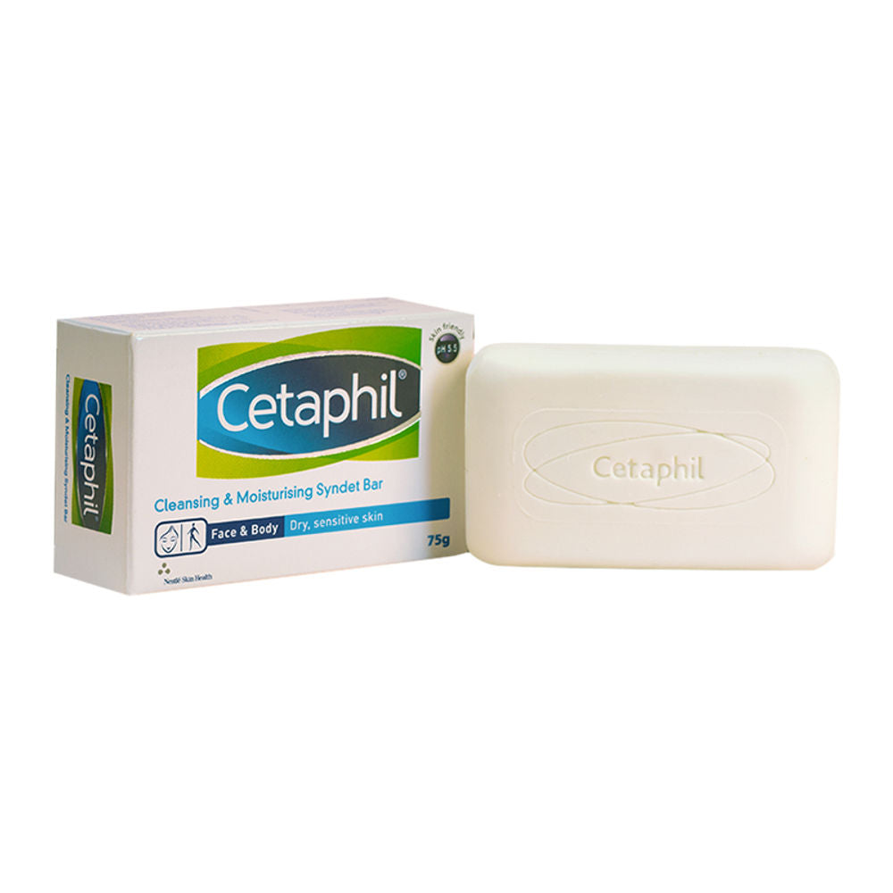 Cetaphil Cleansing & Moisturising Syndet Bar (75gm)